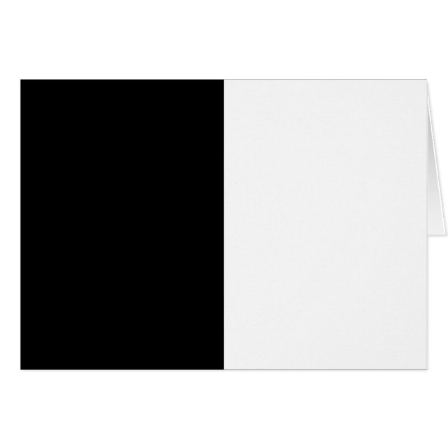 Half Black And Half White Middle Customize This (Devant horizontal)