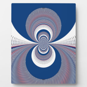 Half blauw fotoplaat