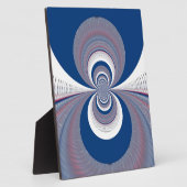 Half blauw fotoplaat (Zijkant)