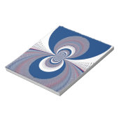 Half blauw notitieblok (Gedraaid)