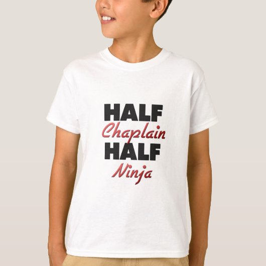 Half Chaplain Half Ninja T-shirt (Voorkant)