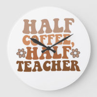 Half Coffee Half Leraar Terug naar School Leraar