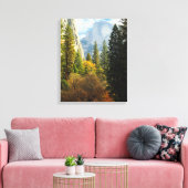 Half Dome in de herfst Canvas Afdruk (Insitu (Woonkamer))