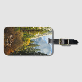 Half Dome in Herfst (in Yosemite National Park) Bagagelabel