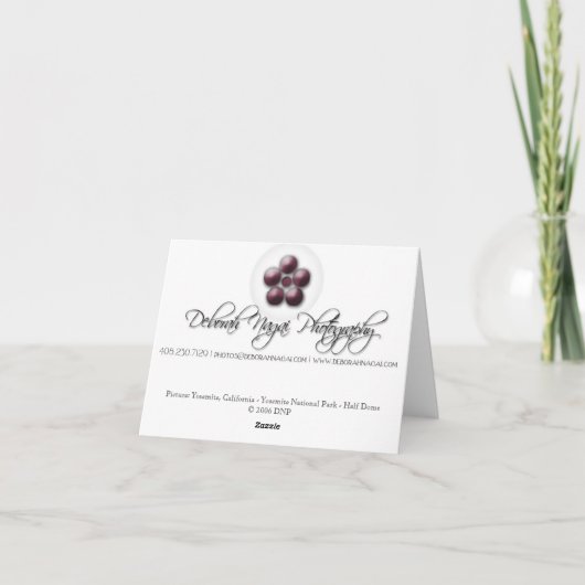 Half-dome Kaart (Achterkant)