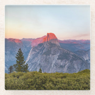 Half-dome   Nationaal park Yosemite Glazen Onderzetter