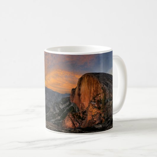 Half Dome Sunset - Yosemite Koffiemok (Voorkant rechts)