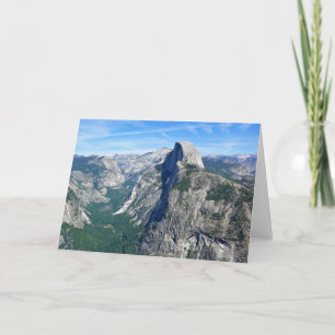 Half-dome uit Glacier Point, Yosemite, CA Kaart