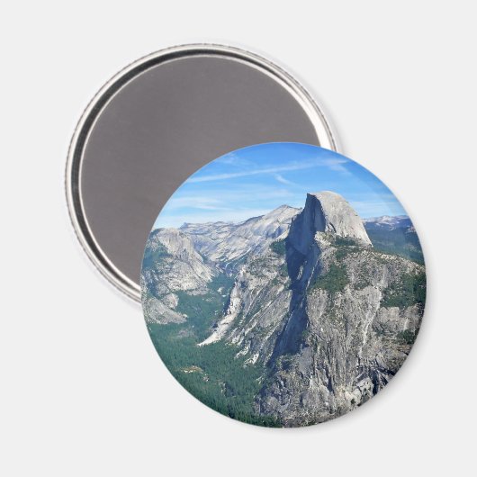 Half-dome uit Glacier Point, Yosemite, CA Magneet (Voorkant / Achterkant)