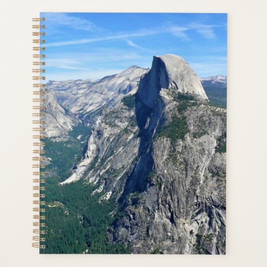 Half-dome uit Glacier Point, Yosemite, CA Planner (Voorkant)
