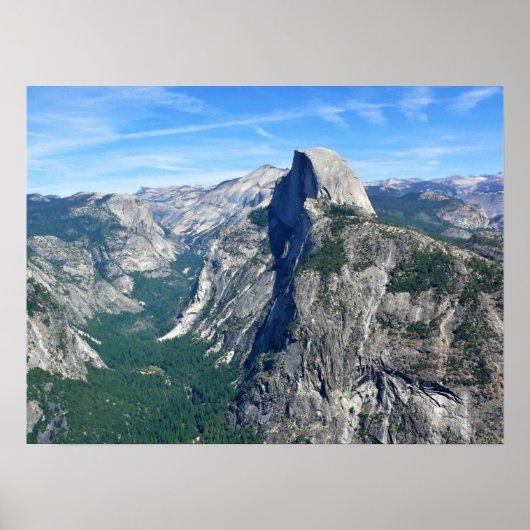 Half-dome uit Glacier Point, Yosemite, CA Poster (Voorkant)