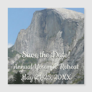 Half Dome van opzij in Yosemite National Park