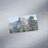Half-dome van Panorama Trail I Magnetisch Visitekaartje (Voorbeeld)