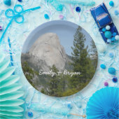 Half-dome van Panorama Trail II Papieren Bordje (Feest)