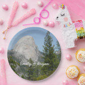 Half-dome van Panorama Trail II Papieren Bordje (Feest)