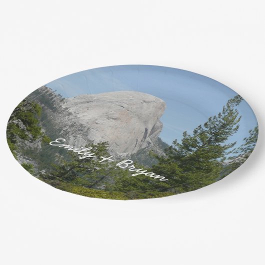 Half-dome van Panorama Trail II Papieren Bordje (Gekanteld)