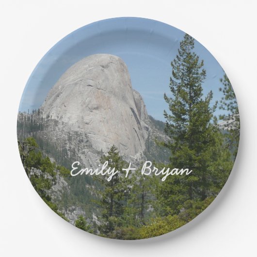 Half-dome van Panorama Trail II Papieren Bordje (Voorkant)
