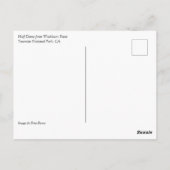 Half-dome van Washburn Point, Yosemite, CA Briefkaart (Achterkant)