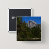 Half-dome Vierkante Button 5,1 Cm (Voorkant /achterkant)