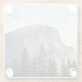 Half Dome, Yosemite National Park, CA Glazen Onderzetter (Achterkant)