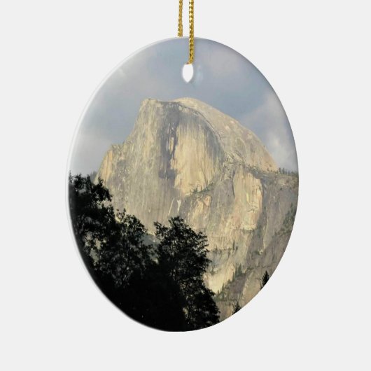 Half Dome, Yosemite National Park, CA Keramisch Ornament (Rechts)