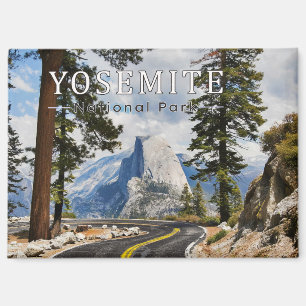 Half Dome Yosemite National Park Souvenir Cadeau Magneet