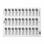 Half-Dome Yosemite Return Address Label (Full Sheet)