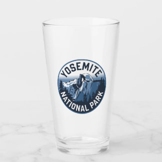 Half Dome Yosemite Ronde Embleem Glas