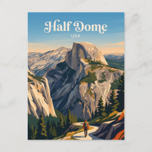 Half Dome Yosemite VS Briefkaart