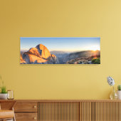 Half Dome Zonsondergang van Mt Watkins - Yosemite Canvas Afdruk (Insitu (Woonkamer))