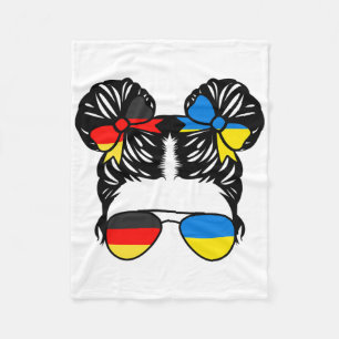 Half Duits Half Oekraïens Meisje Duitsland Kindere Fleece Deken
