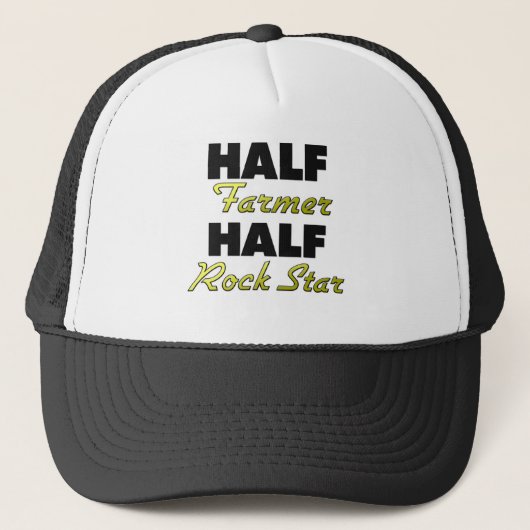 Half Farmer Half Rock Star Trucker Pet (Voorkant)