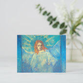 Half figuur van Angel, Vincent van Gogh Invitation (Staand voorkant)