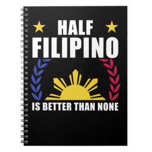 Half Filipino American Filippijnen Pinoy Pinay Notitieboek
