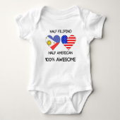 Half Filipino Half-Amerikaans Romper (Voorkant)