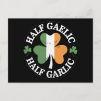 Half Gaelic Half Garlic Iers Italiaans St. Patrick