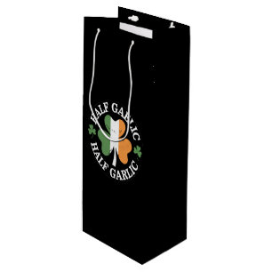 Half Gaelic Half Knoflook Iers Italiaans St. Patri Wijn Cadeautas
