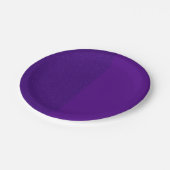 Half Glitter Paarse Partij Bord - (Gekanteld)