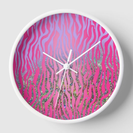 Half Glitter Roze Tijgerprint (Voorkant)
