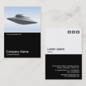 Half&Half Foto 032 - Flying Saucer Visitekaartje (Voorkant / Achterkant)