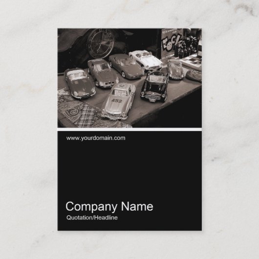 Half&Half Foto 045 - Speelgoed auto's Visitekaartje (Voorkant)