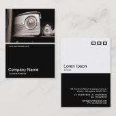 Half&Half Foto 046 Old Radio Visitekaartje (Voorkant / Achterkant)