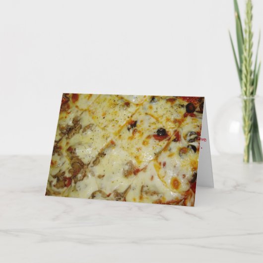 "Half & Half Pizza" Carte de puits (Devant)