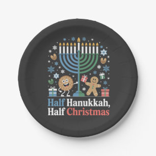 Half Hanukkah Half Kerst Grappige Christmukkah  Papieren Bordje