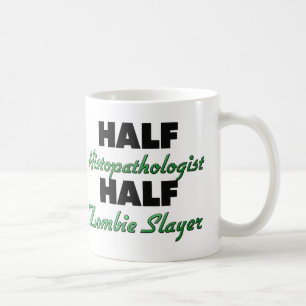 Half histopatholoog Half ziombieslaag Koffiemok