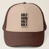 HALF HOOD HALF HOLY TRUCKER HAT PET (Voorkant)