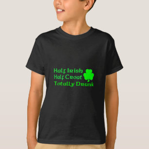 Half Iers half Kroatisch volledig Geweldige T-shirt