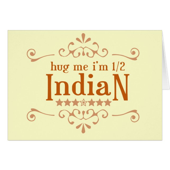 Half Indiaan (Voorkant Horizontaal)