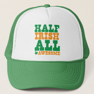 HALF IRISH ALLEMAAL GEWELDIGE grappige St Patrick' Trucker Pet