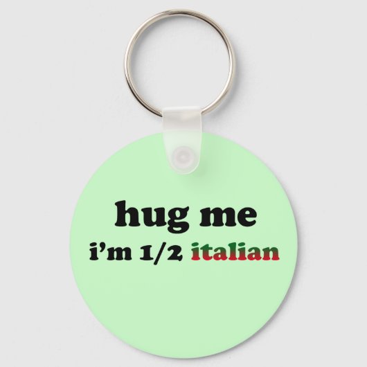 Half Italiaans Sleutelhanger (Voorkant)